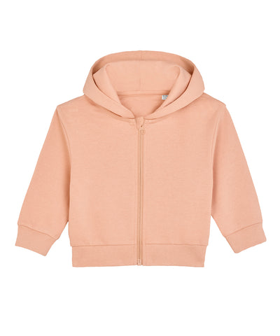 Baby Connector hoodie zip-through sweatshirt (STSB105) | fraiche peche