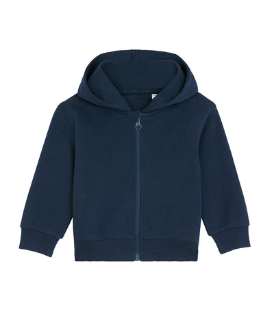 Baby Connector hoodie zip-through sweatshirt (STSB105) | french navy