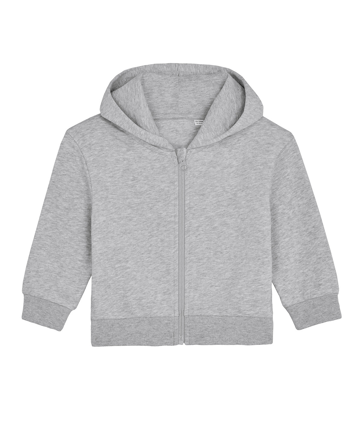 Baby Connector hoodie zip-through sweatshirt (STSB105) | heather grey