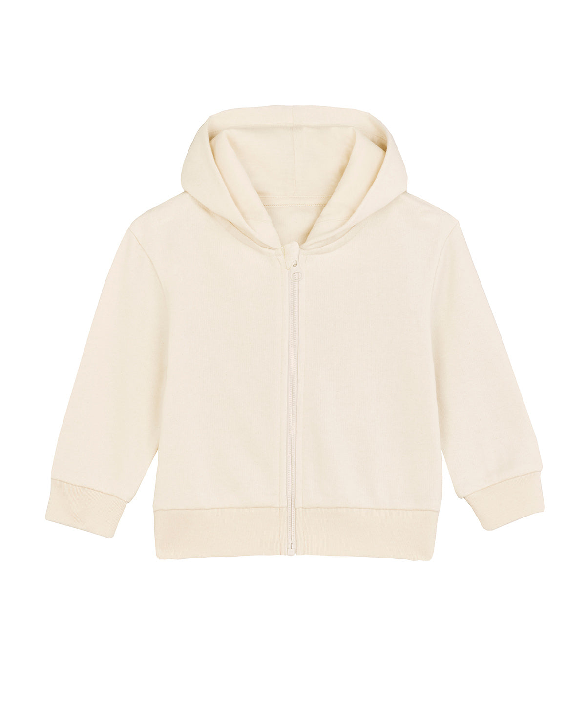 Baby Connector hoodie zip-through sweatshirt (STSB105) | natural raw