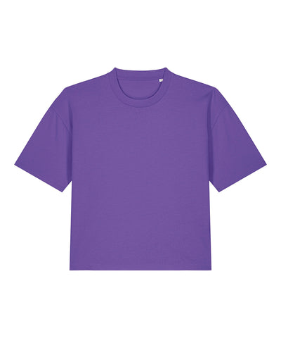 Womens Stella Nova boxy t-shirt (STTW175) | purple love