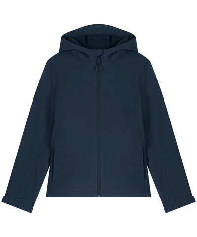 Womens Stella Discoverer hooded softshell  (STJW159) | french navy