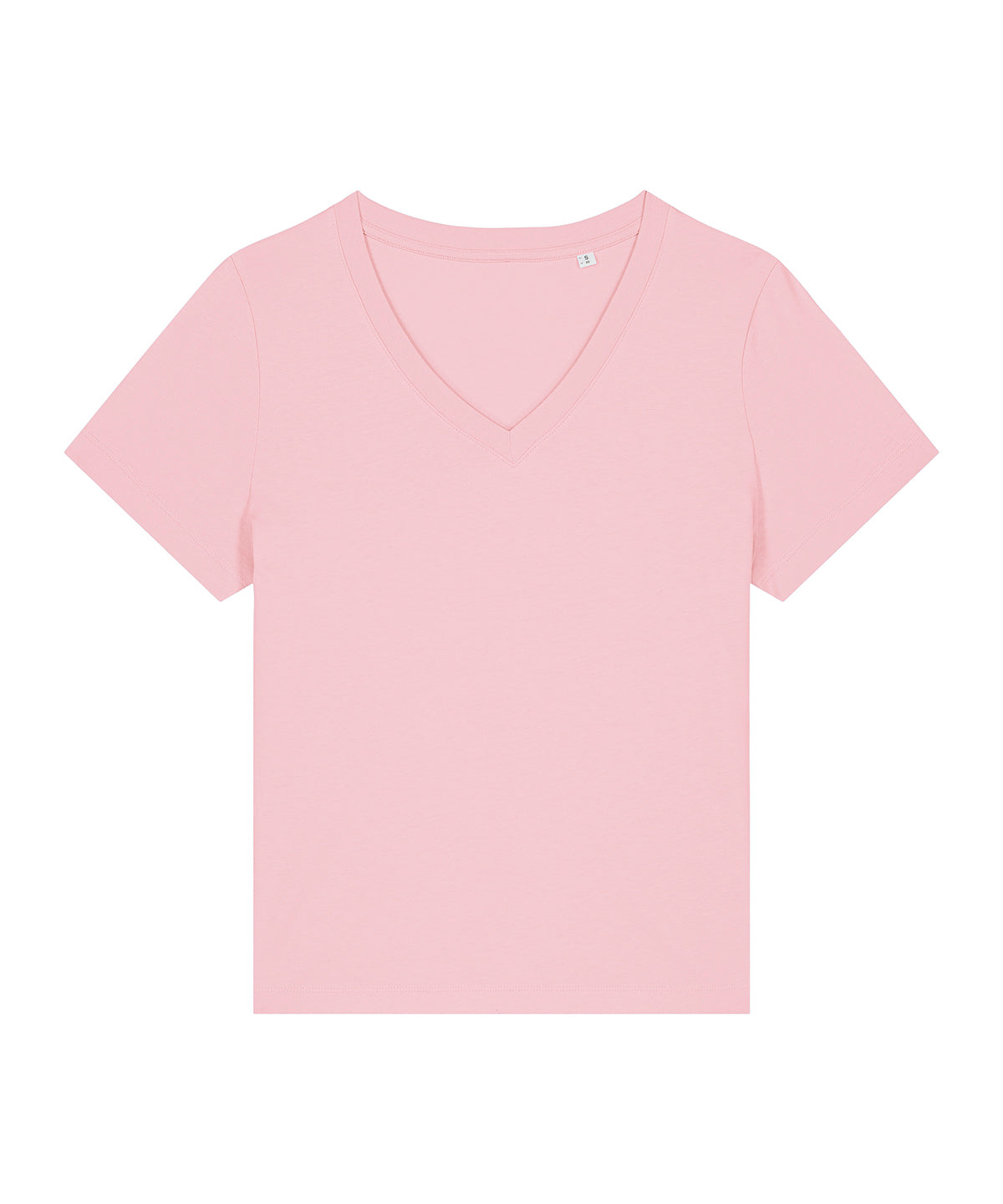 Womens Stella Isla v-neck t-shirt (STTW176) | cotton pink