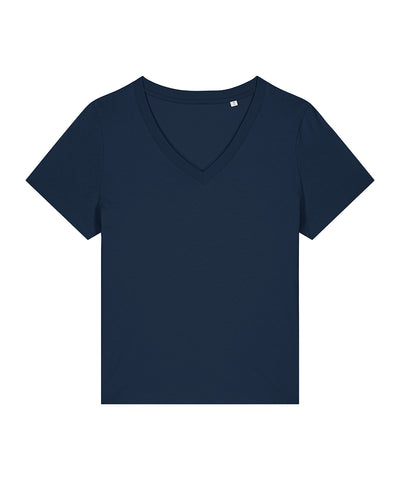 Womens Stella Isla v-neck t-shirt (STTW176) | french navy