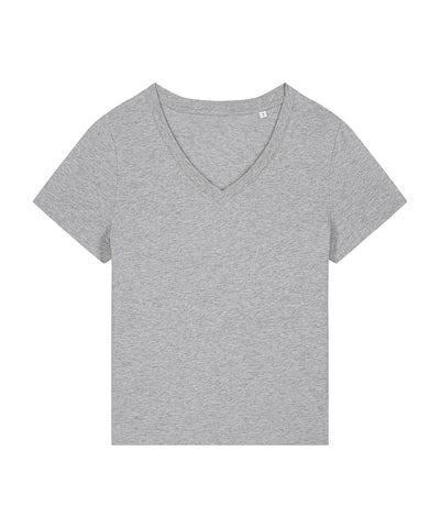Womens Stella Isla v-neck t-shirt (STTW176) | heather grey