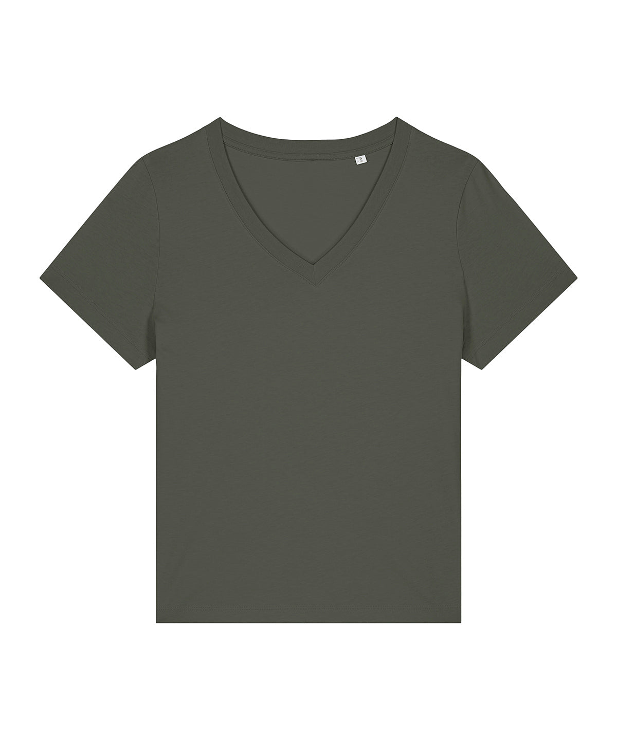 Womens Stella Isla v-neck t-shirt (STTW176) | khaki