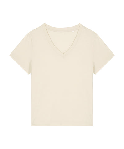 Womens Stella Isla v-neck t-shirt (STTW176) | natural raw