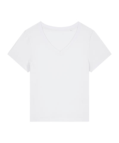 Womens Stella Isla v-neck t-shirt (STTW176) | white