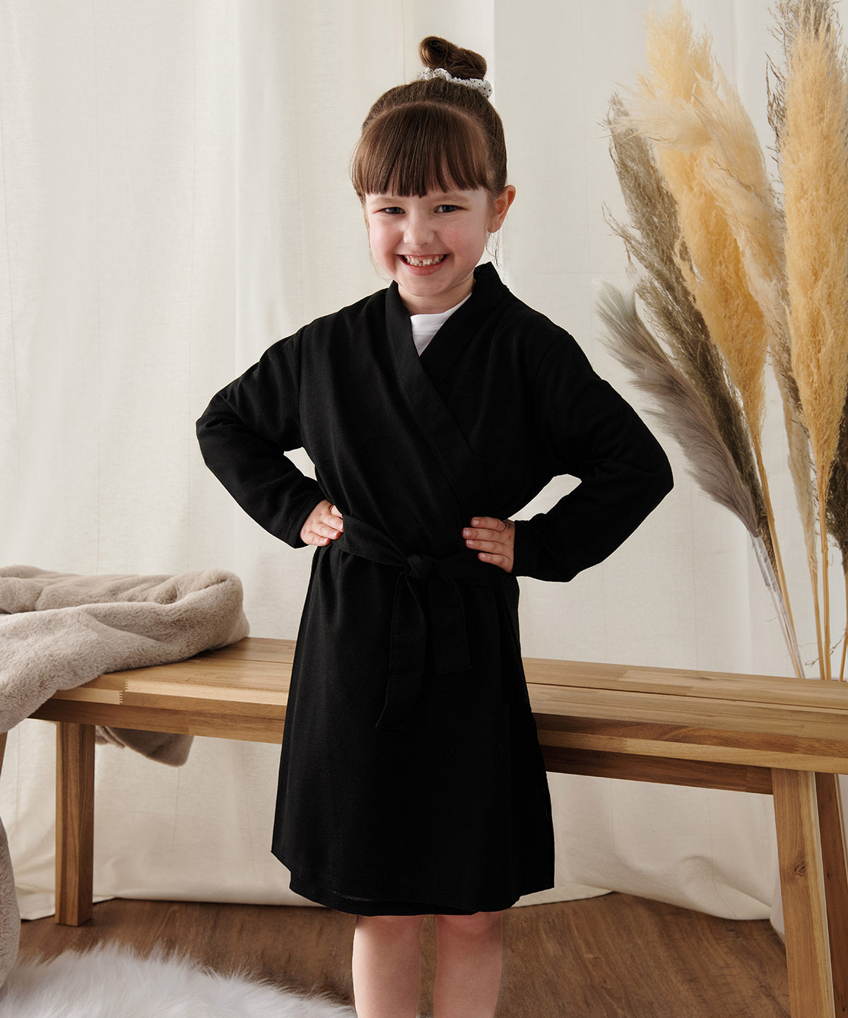 Kids robe | black