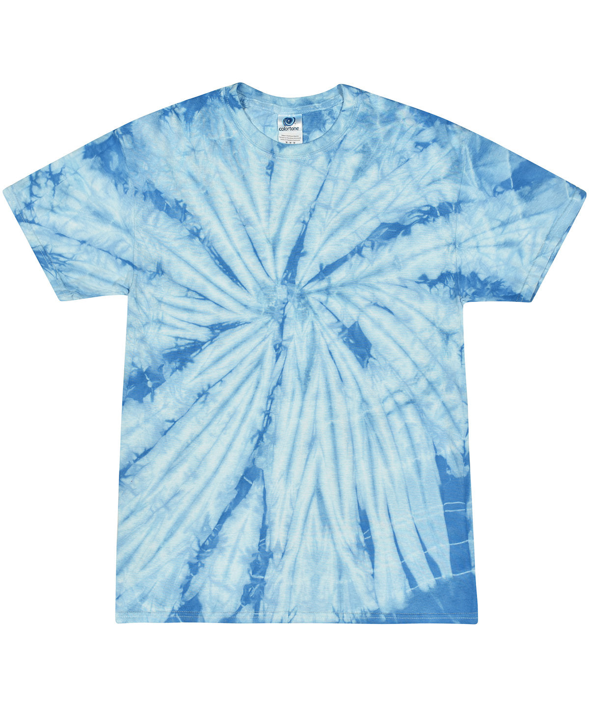 Tie-dye shirt | spider baby blue