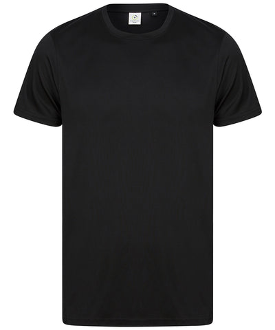 Recycled performance T | black