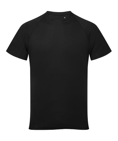 TriDri® panelled tech tee | black