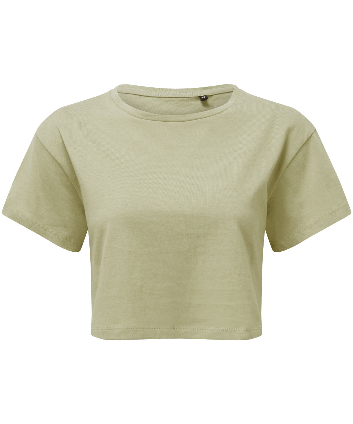 Womens TriDri® crop top | sage green