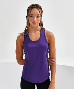 Womens TriDri® performance strap back vest | black