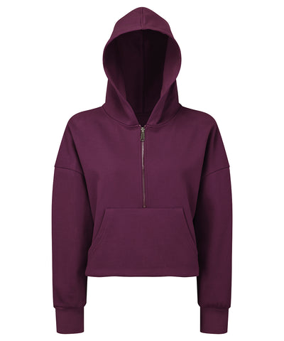 Womens TriDri® 1/2 zip hoodie | mulbery