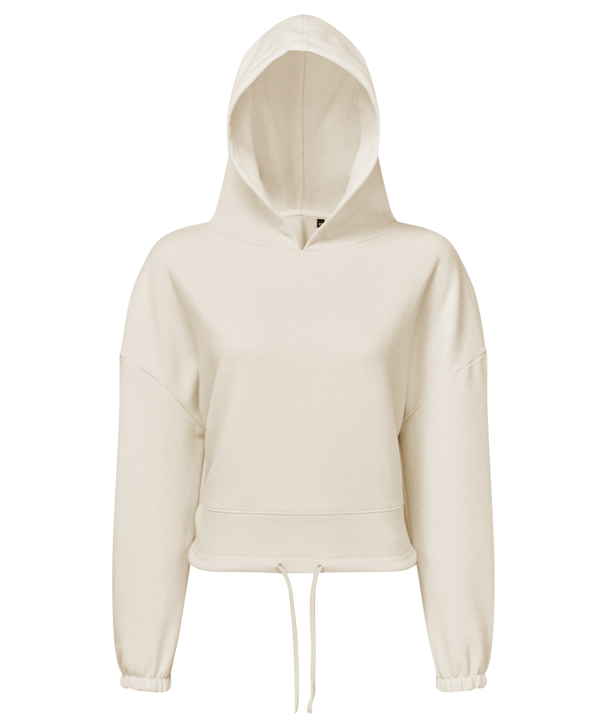 Womens TriDri® cropped oversize hoodie | natural