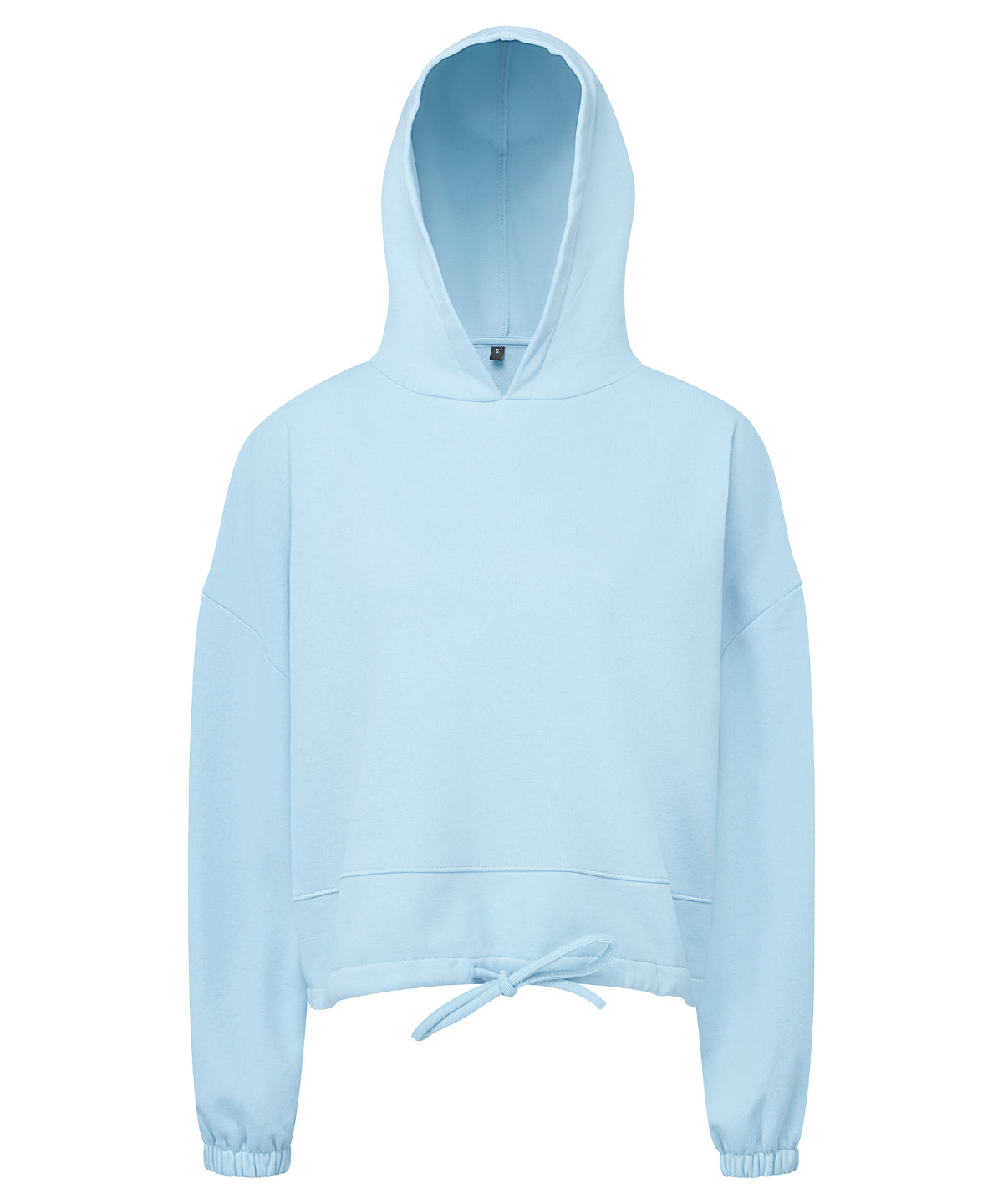 Womens TriDri® cropped oversize hoodie | sky blue