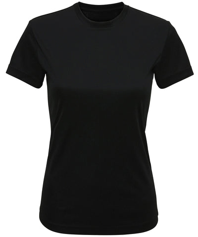 Womens TriDri® recycled performance t-shirt | black