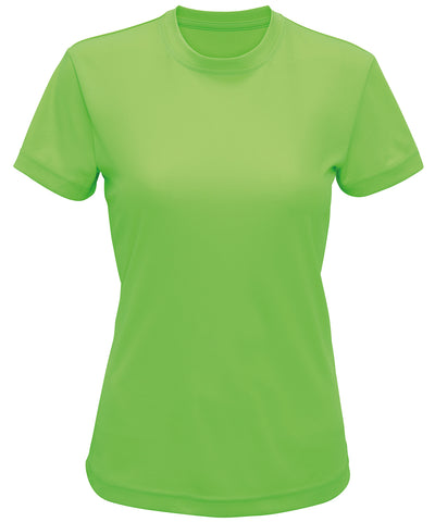 Womens TriDri® recycled performance t-shirt | lightning green