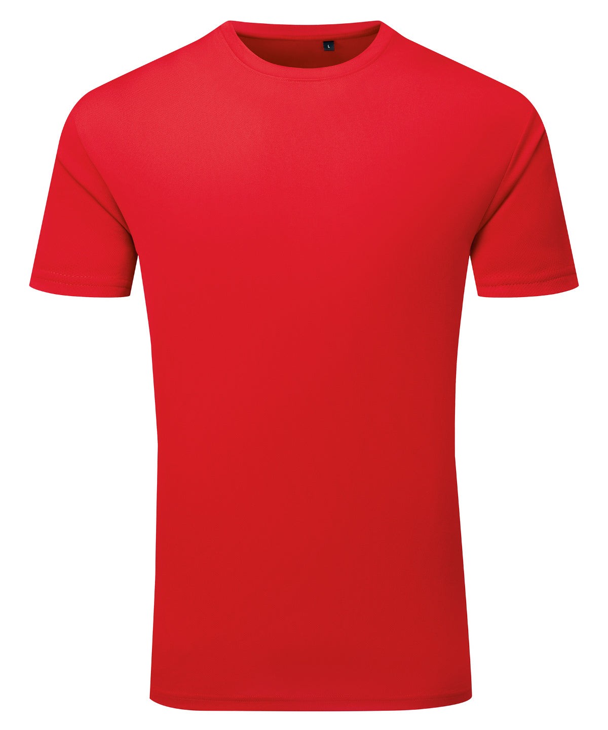 TriDri® Cationic recycled textured tee | fire red