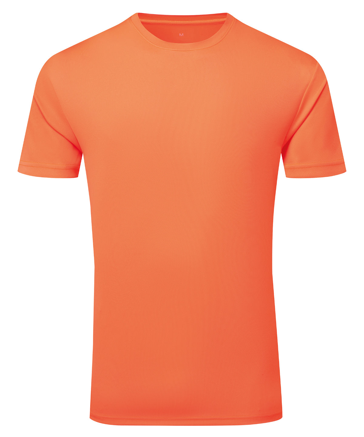 TriDri® Cationic recycled textured tee | lightning orange