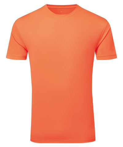 TriDri® Cationic recycled textured tee | lightning orange