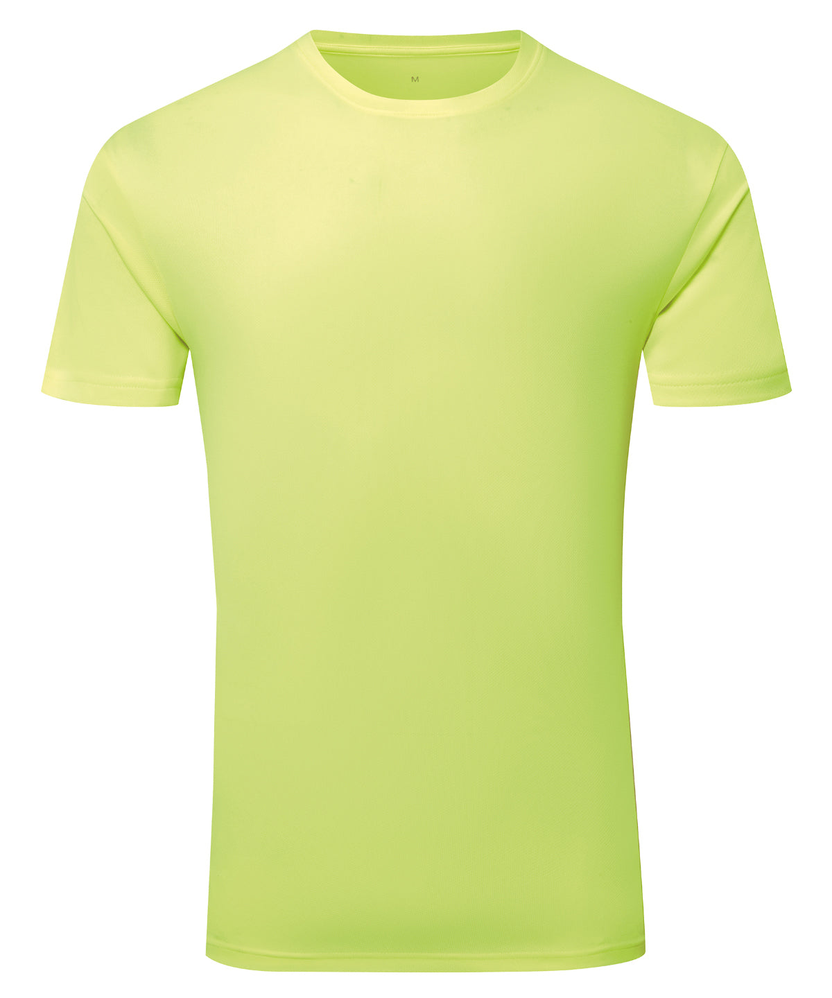 TriDri® Cationic recycled textured tee | lightning yellow
