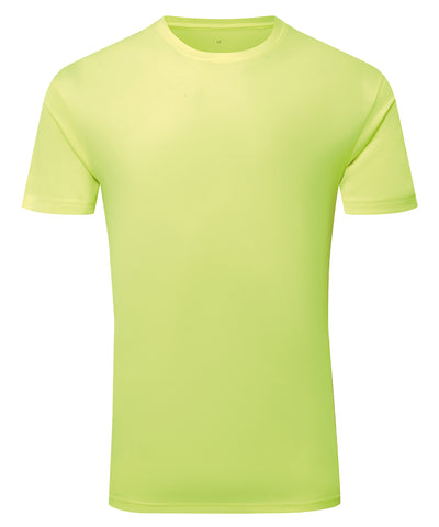 TriDri® Cationic recycled textured tee | lightning yellow
