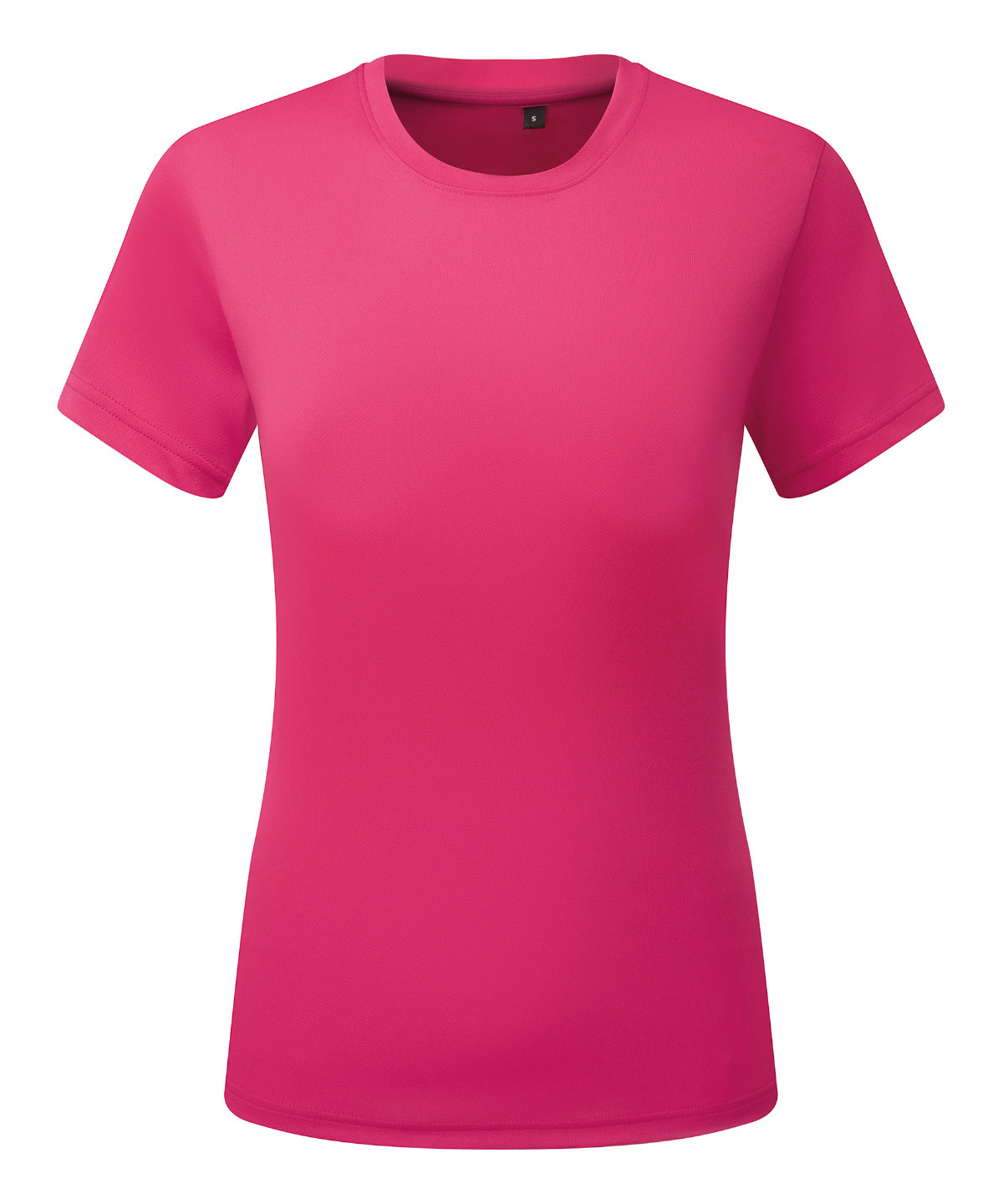 Womens TriDri® cationic recycled textured tee | hot pink