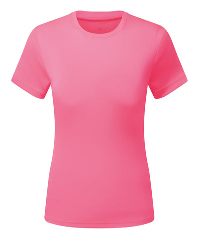 Womens TriDri® cationic recycled textured tee | lightning pink