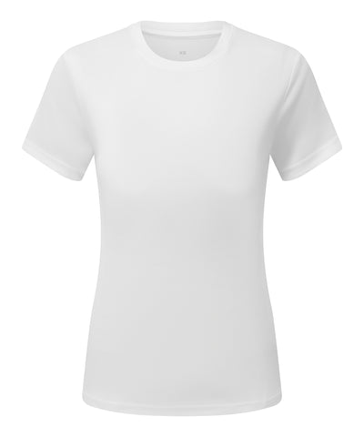 Womens TriDri® cationic recycled textured tee | white