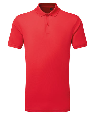 TriDri® Cationic recycled textured polo | fire red
