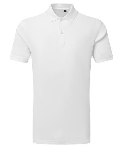 TriDri® Cationic recycled textured polo | white