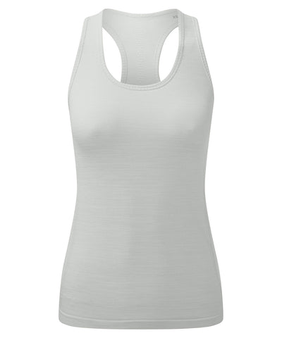 Womens TriDri® recycled seamless 3D fit multi-sport flex vest | cool grey melange