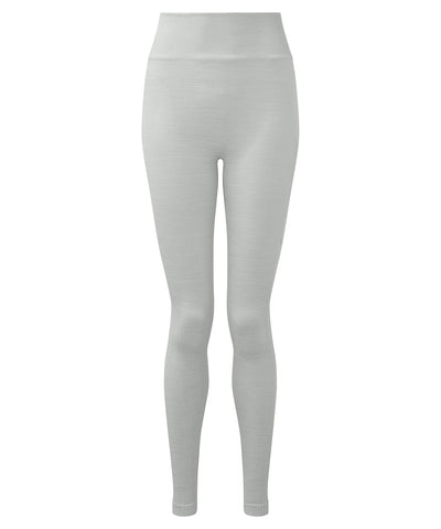 Womens TriDri® recycled seamless 3D fit multi-sport flex leggings | cool grey melange