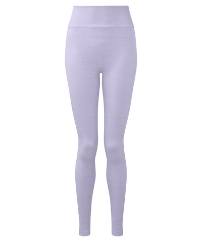 Womens TriDri® recycled seamless 3D fit multi-sport flex leggings | lilac melange