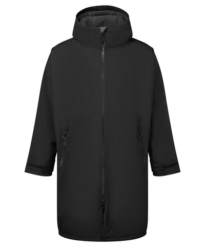 TriDri® All-seasons waterproof changing robe | black/charcoal