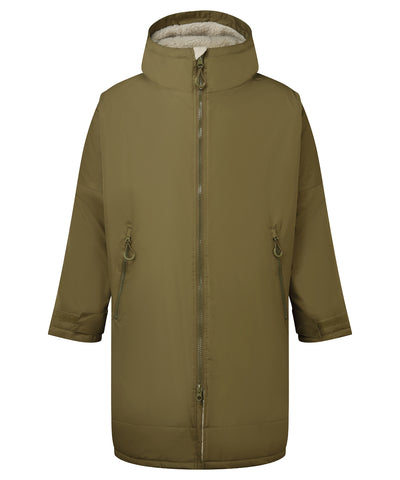 TriDri® All-seasons waterproof changing robe | olive/natural