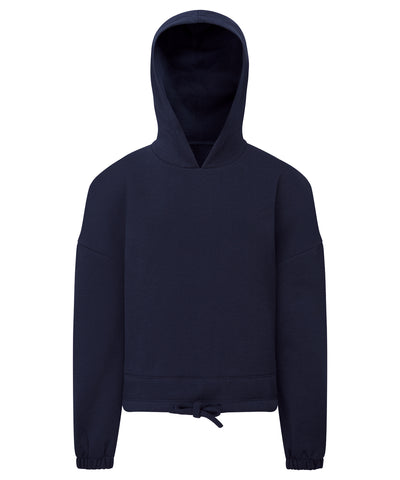 Kids TriDri® recycled cropped oversize hoodie | navy