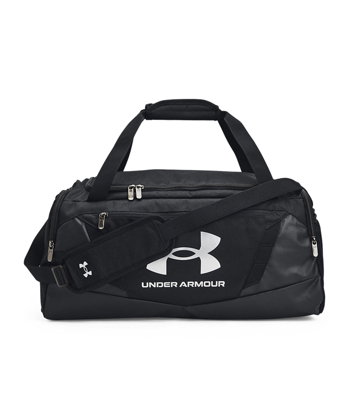 UA Undeniable 50 duffle small | black/black/metallic silver