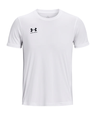Mens UA Challenger Training Short Sleeve | white/black