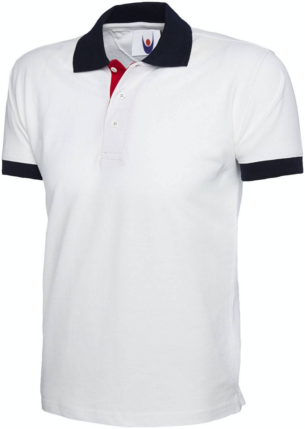 Contrast Poloshirt | White