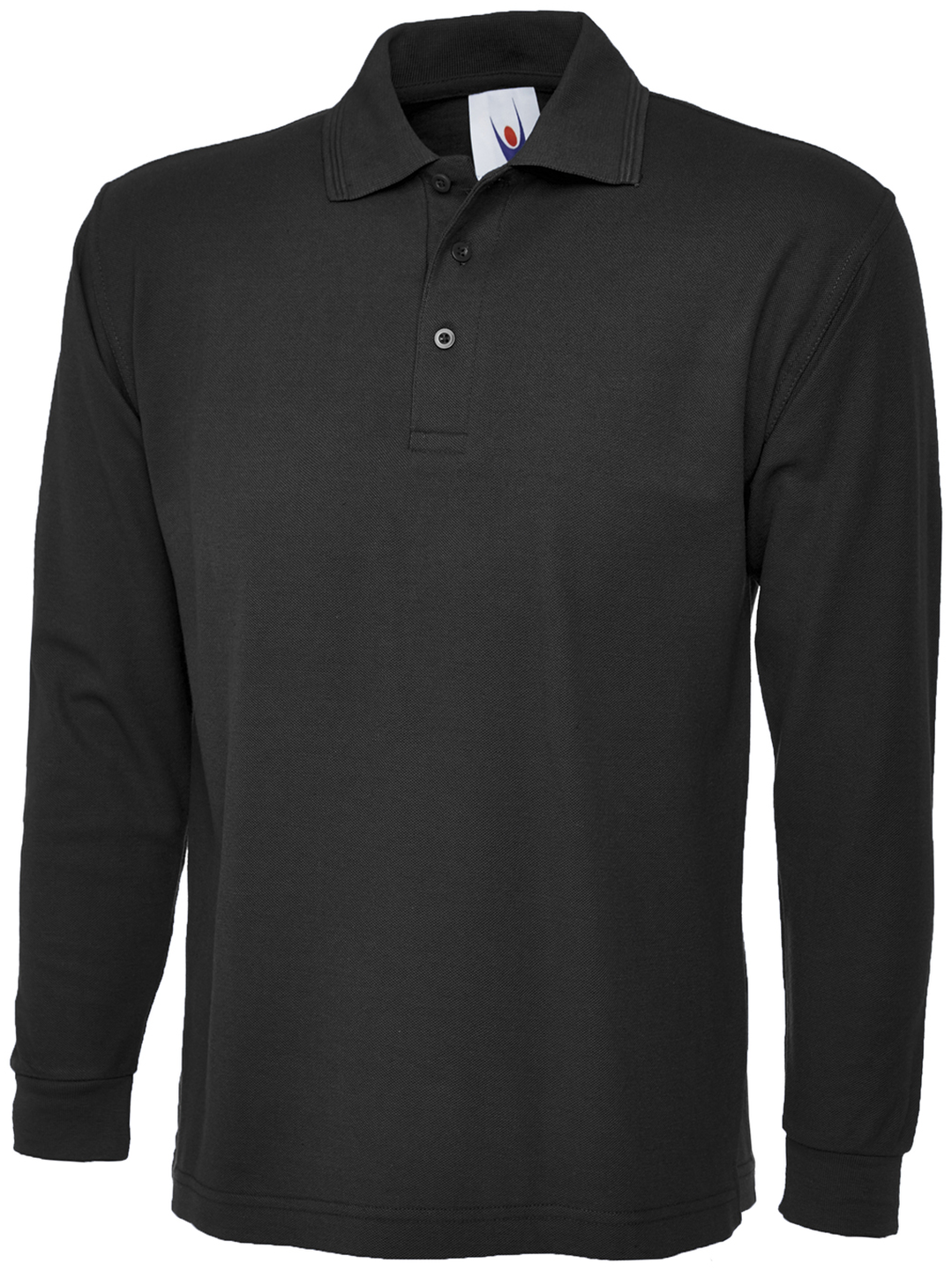Longsleeve Classic Poloshirt | Black