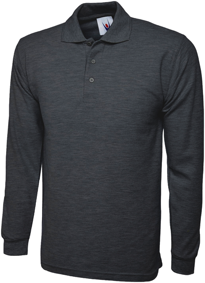 Longsleeve Classic Poloshirt | Charcoal