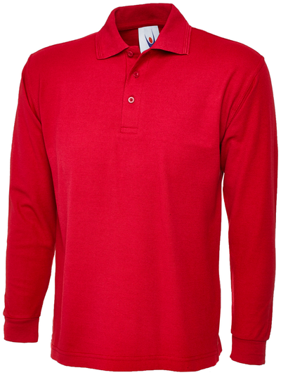 Longsleeve Classic Poloshirt | Red