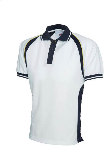 Sports Poloshirt | White/Navy
