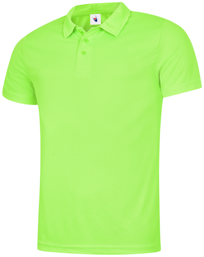 Mens Ultra Cool Poloshirt | Electric Green
