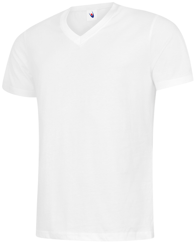 Classic V Neck T-shirt | White