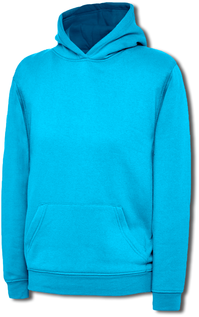 Childrens Classic Hooded Sweatshirt | Sapphire Blue