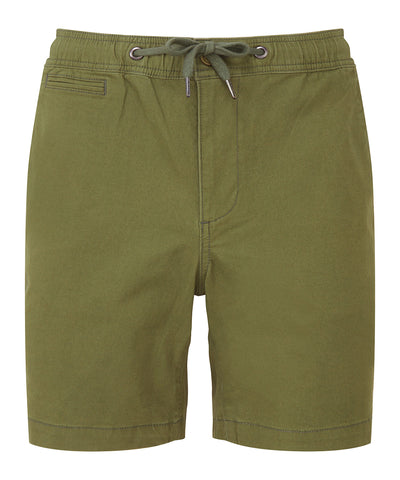 Mens drawstring chino shorts | olive